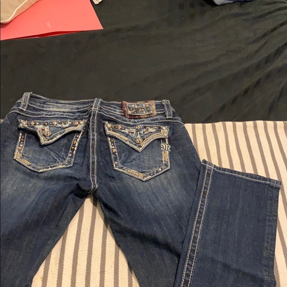 Miss Me straight cut jeans size 28